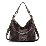 <bold>Hobo / Tote Bag <br>Genuine-Leather Handbag Brown - strapsandbrass.com