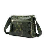 <bold>Satchel  / Crossbody Bag <br>Genuine-Leather Handbag Green - strapsandbrass.com