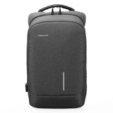 Backpack USB Charging & Anti-Theft <br> Nylon Backpack Dark Grey / 15 Inches - strapsandbrass.com