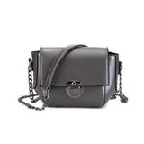 <bold>Crossbody / Shoulder Bag <br>Vegan-Leather Handbag Gray - strapsandbrass.com