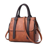 <bold>Tote / Crossbody Bag <br>Vegan-Leather Handbag Khaki - strapsandbrass.com