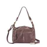 <bold>Satchel / Tote Bag <br>Genuine-Leather Handbag Burgundy - strapsandbrass.com