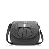 <bold>Crossbody / Shoulder Bag <br>Vegan-Leather Handbag Gray - strapsandbrass.com