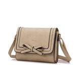 <bold>Messenger  / Shoulder Bag  <br>Vegan-Leather Handbag Khaki - strapsandbrass.com