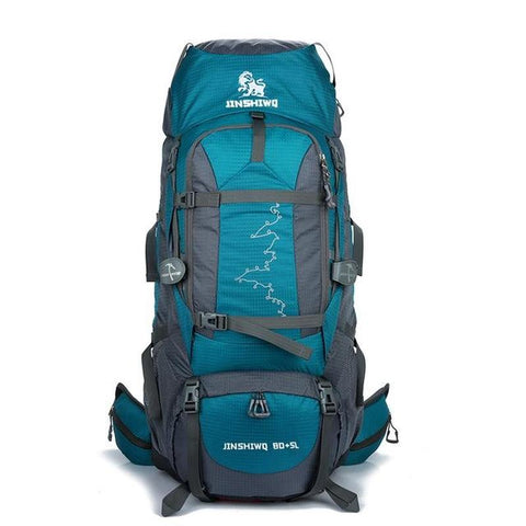 Backpack Hiking & Climbing<br> Nylon Backpack Lake Blue - strapsandbrass.com