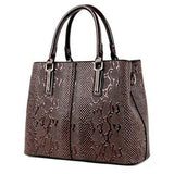 <bold>Top-Handle / Crossbody Bag  <br>Vegan-Leather Handbag Brown - strapsandbrass.com
