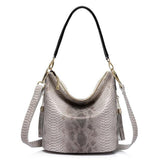 <bold>Hobo / Tote Bag <br>Genuine-Leather Handbag Brown - strapsandbrass.com