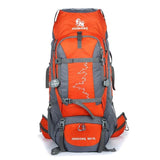 Backpack Hiking & Climbing<br> Nylon Backpack Orange - strapsandbrass.com
