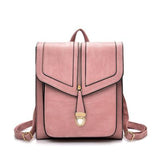 <bold>Fashion Backpack  <br>Vegan-Leather Fashion Backpack Pink - strapsandbrass.com