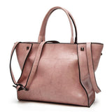 <bold>Tote  / Shoulder Bag  <br>Vegan-Leather Handbag Pink - strapsandbrass.com