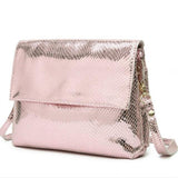 <bold>Crossbody  / Shoulder Bag <br>Genuine-Leather Handbag Pink - strapsandbrass.com