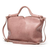 <bold>Tote / Shoulder Bag  <br>Vegan-Leather Handbag Pink - strapsandbrass.com