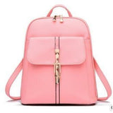 <bold>Fashion Backpack<bold> <br>Vegan-Leather Fashion Backpack Pink - strapsandbrass.com