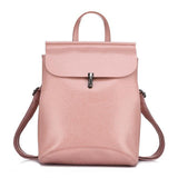 <bold>Fashion Backpack  <br>Genuine-Leather Fashion Backpack Pink - strapsandbrass.com