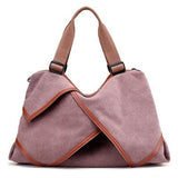 <bold>Hobo / Tote Bag <br>Vegan-Leather Handbag PurpleTaro - strapsandbrass.com