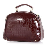 <bold>Messenger  / Crossbody Bag  <br>Vegan-Leather Handbag Red - strapsandbrass.com