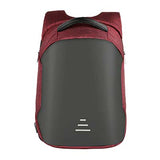 Backpack USB Charging & Anti-Theft<br>Vegan Leather Backpack Red - strapsandbrass.com