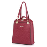 <bold>Fashion Backpack  <br>Nylon Fashion Backpack Red - strapsandbrass.com