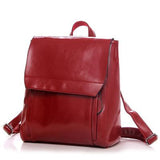 <bold>Fashion Backpack  <br>Vegan-Leather Fashion Backpack Red - strapsandbrass.com
