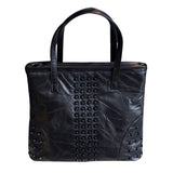 <bold>Tote / Shoulder Bag <br>Genuine-Leather Handbag Style 1 - strapsandbrass.com