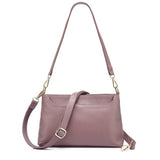 <bold>Crossbody / Shoulder Bag <br>Genuine-Leather Handbag TaroPurple - strapsandbrass.com