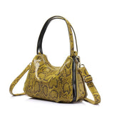 <bold>Hobo  / Tote Bag <br>Genuine-Leather Handbag Yellow - strapsandbrass.com