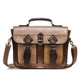 <bold>Messenger / Crossbody Bag <br>Vegan-Leather Handbag Orange - strapsandbrass.com