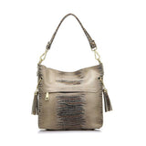 <bold>Bucket / Crossbody Bag <br>Genuine-Leather Handbag Orange - strapsandbrass.com