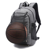 Backpack USB Charging & Water Resistant <br> Oxford Backpack basketball net 2 - strapsandbrass.com
