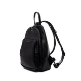 <bold>Casual Day Backpack <br>Vegan-Leather Fashion Backpack Black - strapsandbrass.com