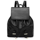 <bold>Fashion Backpack  <br>Vegan-Leather Fashion Backpack Black backpack - strapsandbrass.com