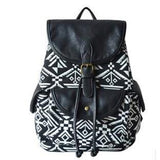 <bold>Casual Day Backpack  <br>Canvas Fashion Backpack Black tuteng - strapsandbrass.com