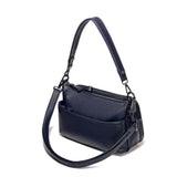<bold>Clutch / Crossbody Bag <br>Vegan-Leather Handbag Blue - strapsandbrass.com