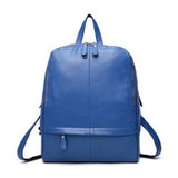 <bold>Fashion Backpack  <br>Vegan-Leather Fashion Backpack Blue - strapsandbrass.com