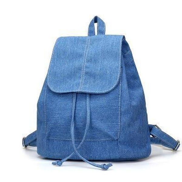 <bold>Fashion Backpack<br>Canvas Fashion Backpack Blue backpack - strapsandbrass.com