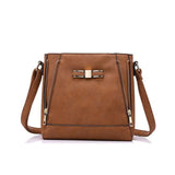 <bold>Crossbody / Shoulder Bag <br>Vegan-Leather Handbag Brown - strapsandbrass.com