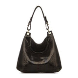 <bold>Hobo / Tote Bag <br>Genuine-Leather Handbag Coffee - strapsandbrass.com