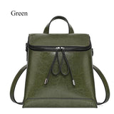<bold>Fashion Backpack  <br>Genuine-Leather Fashion Backpack Green - strapsandbrass.com