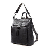 <bold>Fashion Backpack <br>Vegan-Leather Fashion Backpack Gray - strapsandbrass.com