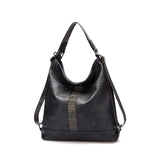 <bold>Hobo  / Tote Bag  <br>Vegan-Leather Handbag Gray - strapsandbrass.com