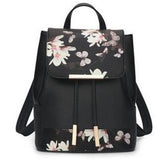 <bold>Fashion Backpack  <br>Vegan-Leather Fashion Backpack hudie flower 2 - strapsandbrass.com