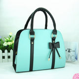 <bold>Top-Handle  / Crossbody Bag <br>Vegan-Leather Handbag jade Blue - strapsandbrass.com