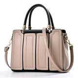 <bold>Top-Handle / Crossbody Bag  <br>Vegan-Leather Handbag kahki - strapsandbrass.com