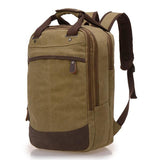 Backpack / Laptop Bag <br> Canvas Backpack khaki - strapsandbrass.com