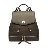 <bold>Fashion Backpack <br>Vegan-Leather Fashion Backpack Khaki - strapsandbrass.com