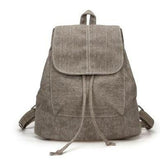 <bold>Fashion Backpack<br>Canvas Fashion Backpack Khaki backpack - strapsandbrass.com