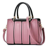 <bold>Top-Handle / Crossbody Bag  <br>Vegan-Leather Handbag Purple - strapsandbrass.com