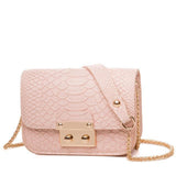 <bold>Crossbody / Shoulder Bag <br>Vegan-Leather Handbag Pink - strapsandbrass.com