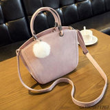 <bold>Messenger / Crossbody Bag  <br>Vegan-Leather Handbag Pink - strapsandbrass.com