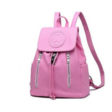<bold>Fashion Backpack <br>Vegan-Leather Fashion Backpack Pink backpack - strapsandbrass.com